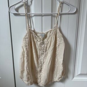 American Eagle Outfitters cream tank top